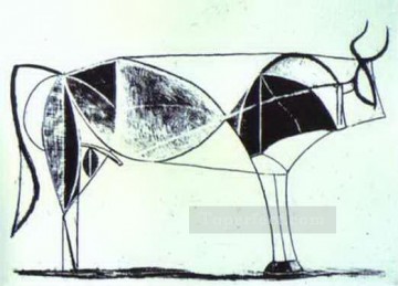  VII Works - The Bull State VII 1945 Cubist